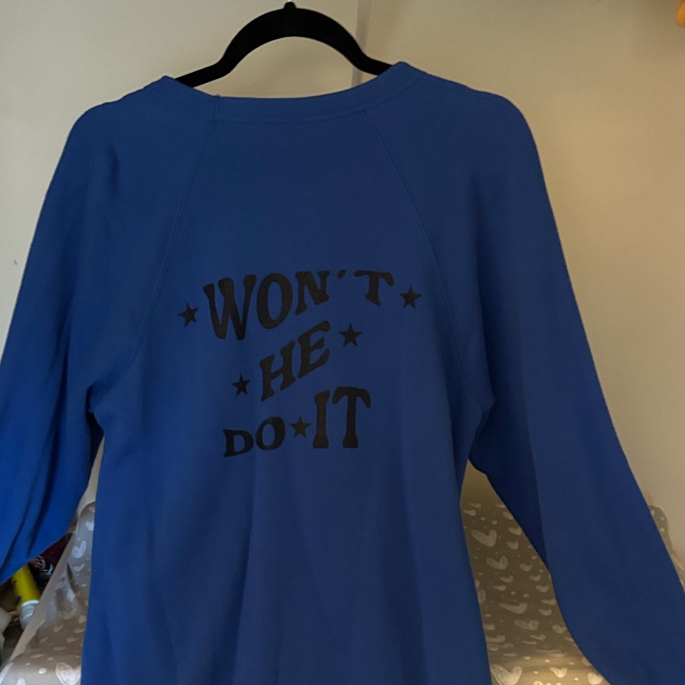TRENDING PURSUIT CHURCH CHRISTIAN WEAR “for the masses” Blue Crewneck Sweatshirt